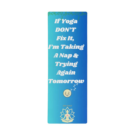 ZenSpirit- "Taking A Nap"   – Non‑Slip Funny Yoga Fitness Mat
