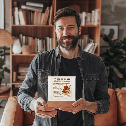 To My Teacher- Your Patience, Your Kindness Your-Acrylic Plaque!