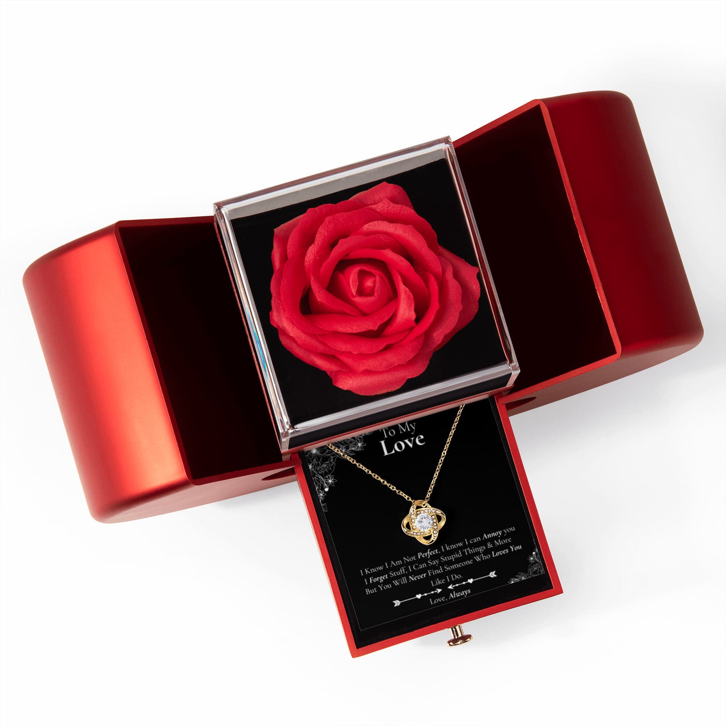 To My Love - You Will Never Find- Rose Jewelry Box