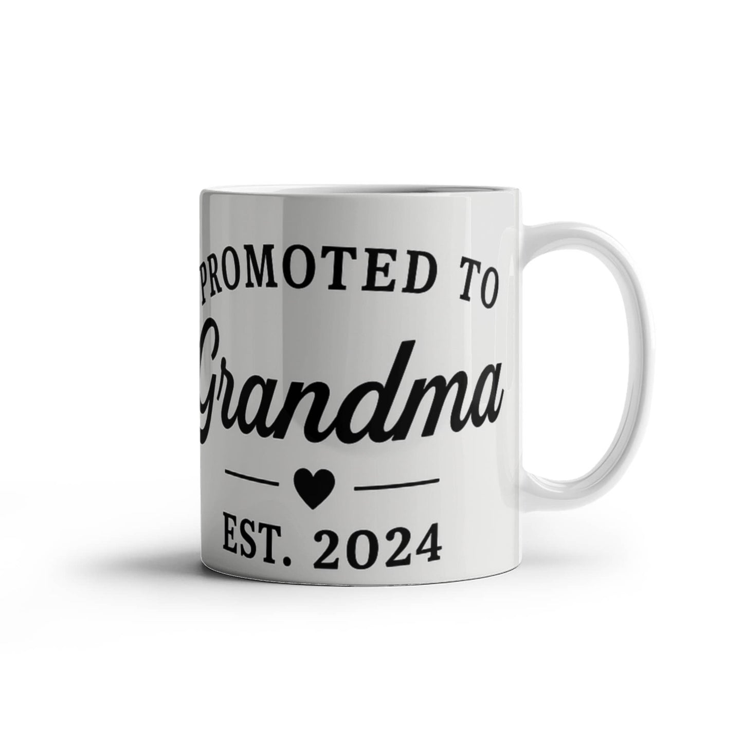 Promoted to Grandma-Ceramic Coffee Mug-Congratulation Gift