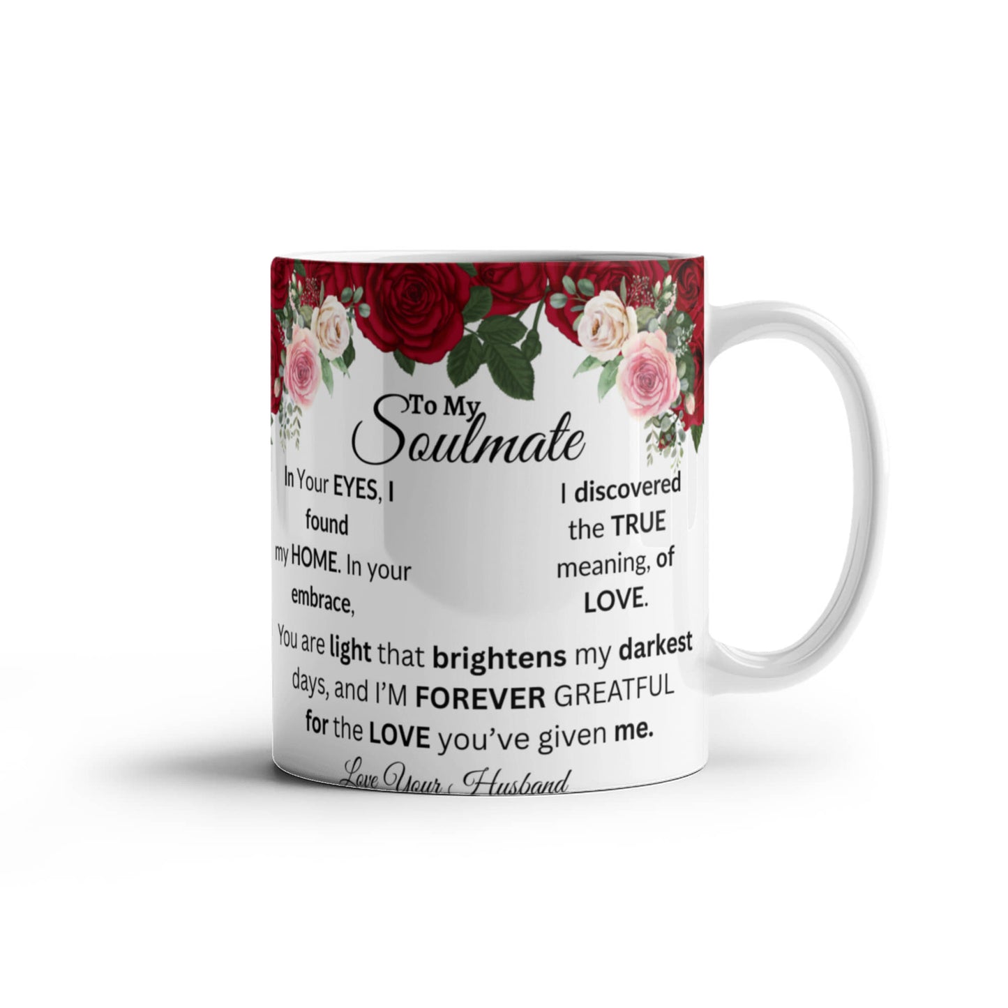 Ceramic Coffee Mug-Gift for Soulmate Lovers