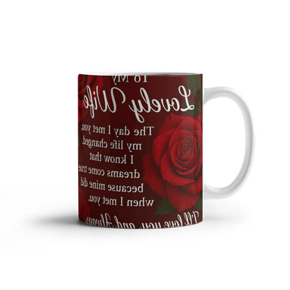 To My Lovely Wife- Mug