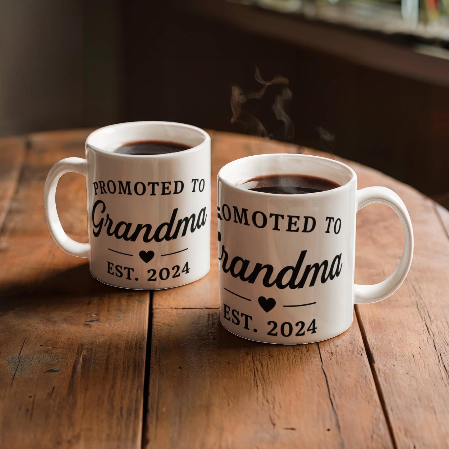 Promoted to Grandma-Ceramic Coffee Mug-Congratulation Gift
