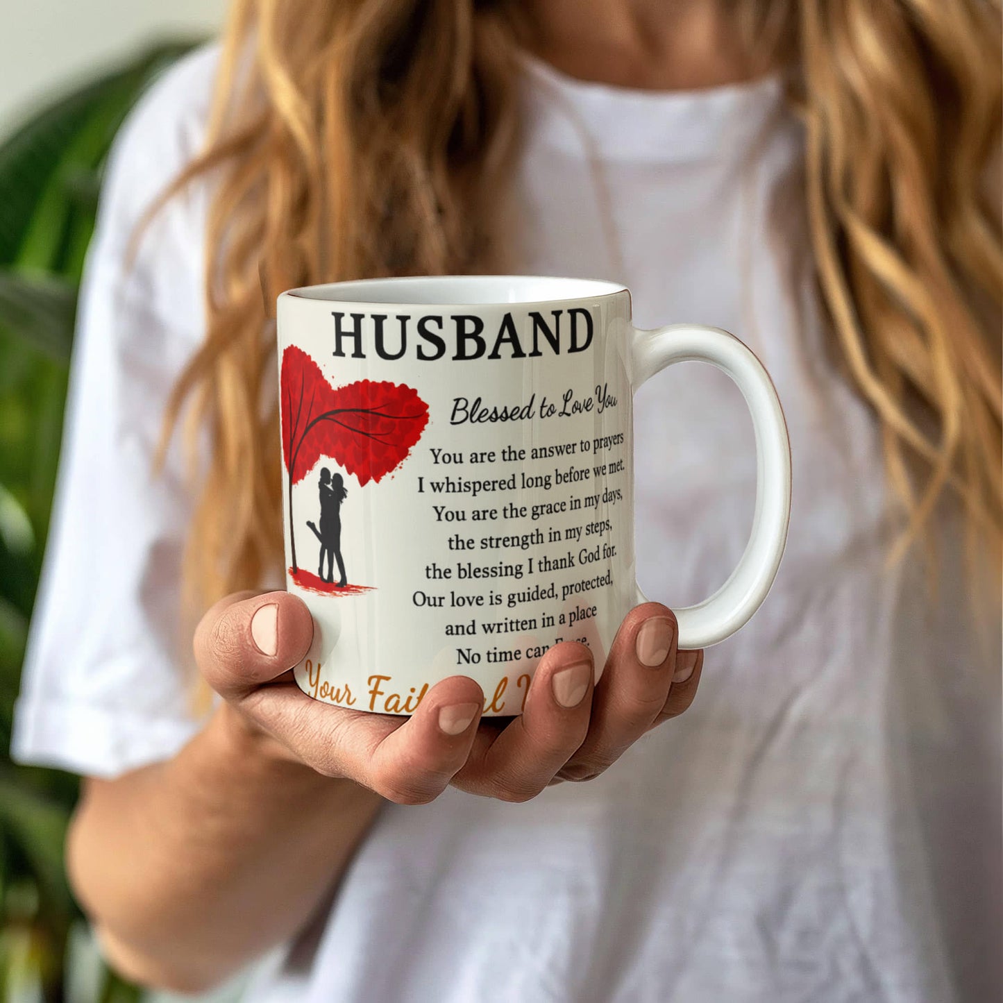 To My Husband – Faithful Partner Coffee Mug | Sentimental Anniversary Gift from Wife
