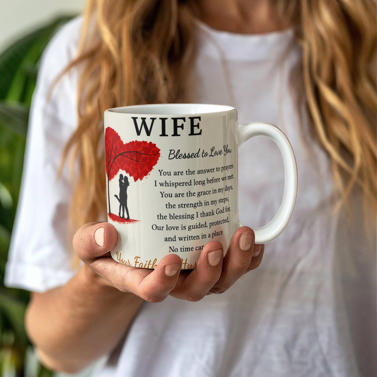 To My Wife – Faithful Partner Coffee Mug | Sentimental Anniversary Gift from Husband