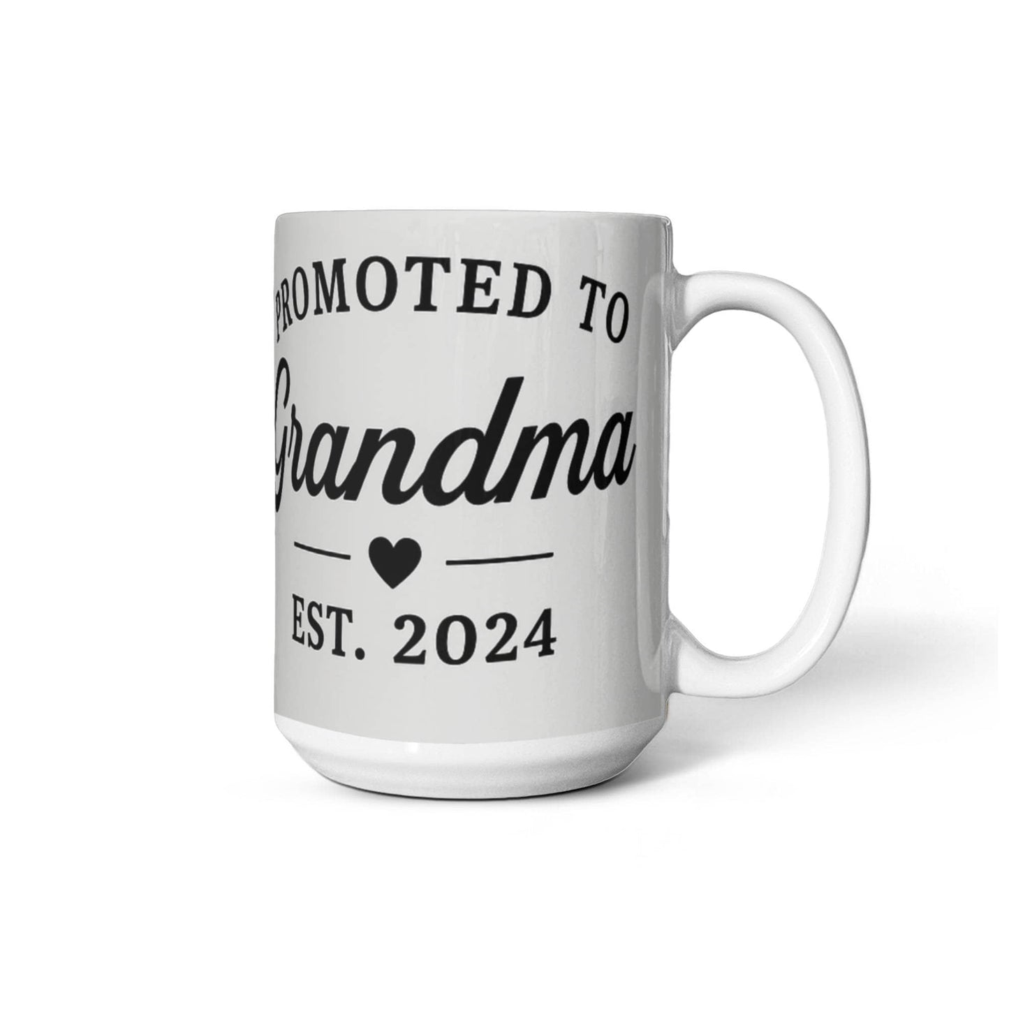 Promoted to Grandma-Ceramic Coffee Mug-Congratulation Gift