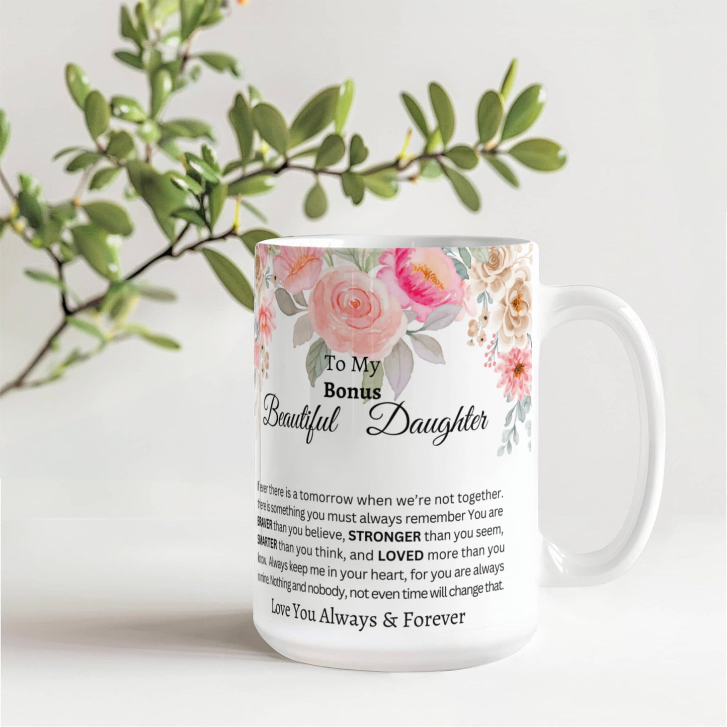 To My Bonus Daughter-Coffee Mug