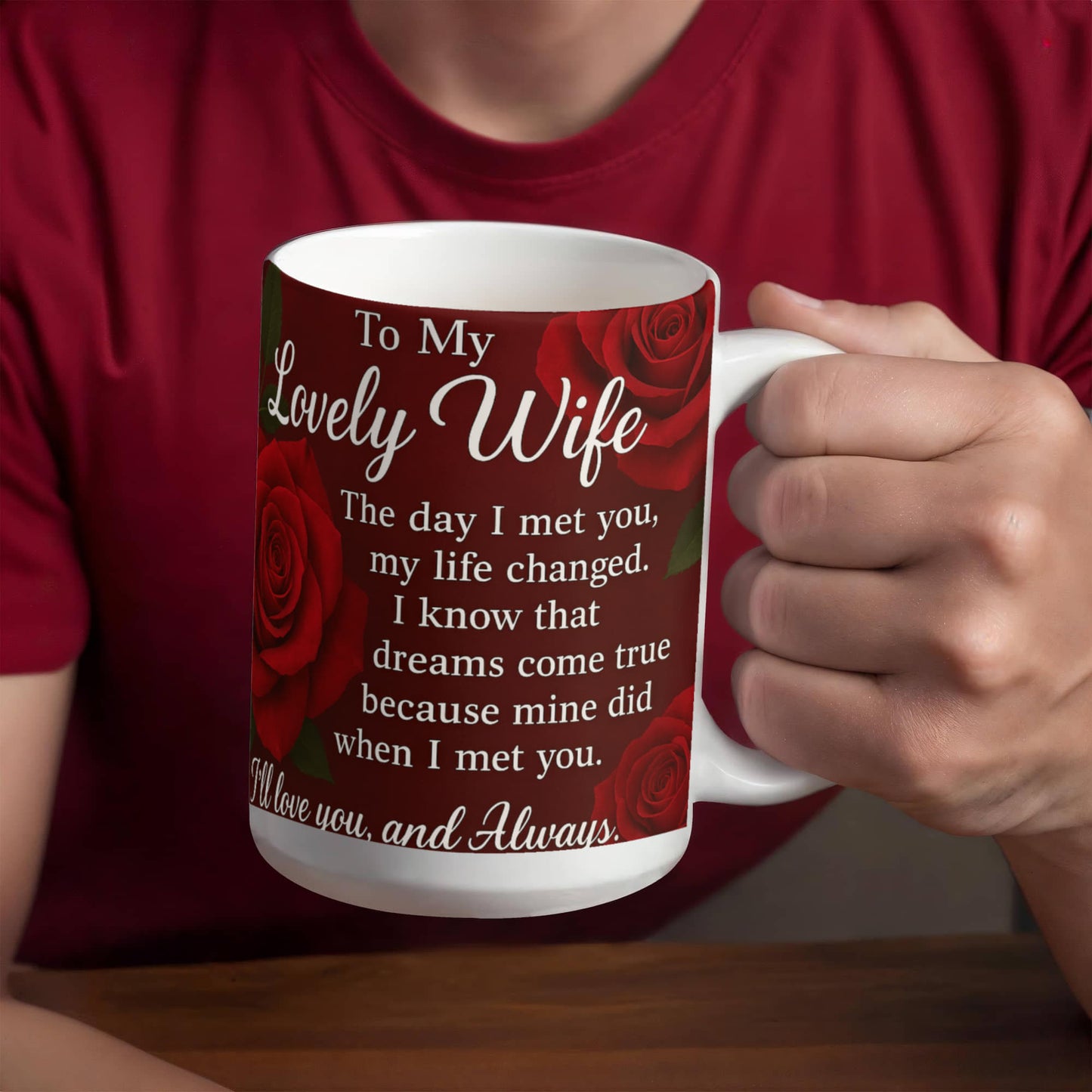 To My Lovely Wife- Mug