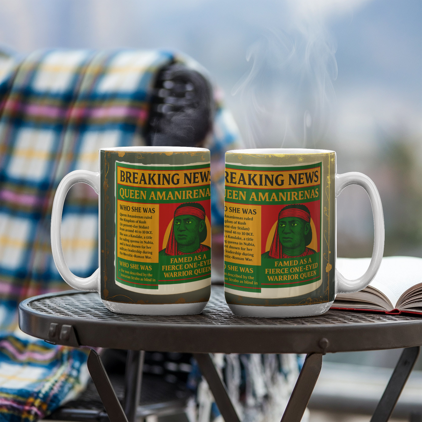 To Queen Amanirenas of Kush-Coffee Mug African Queens, and Powerful Women Leaders