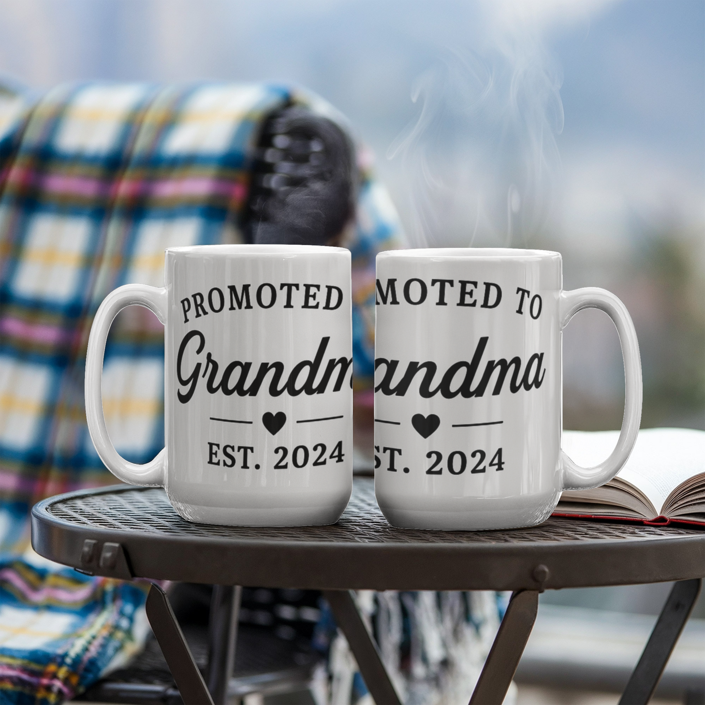 Promoted to Grandma-Ceramic Coffee Mug-Congratulation Gift