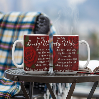 To My Lovely Wife- Mug