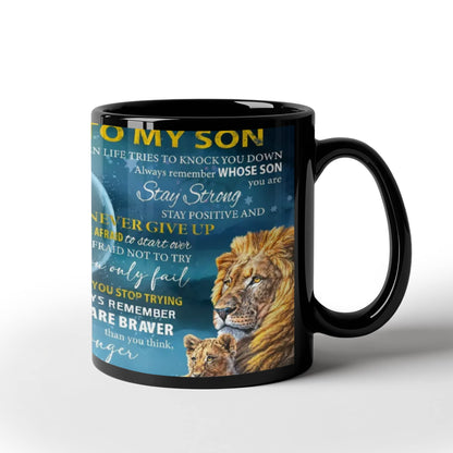 Ceramic Coffee Mug Gift for Son man boy