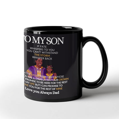 To My Son-I Promise to Love U-Coffee Mug
