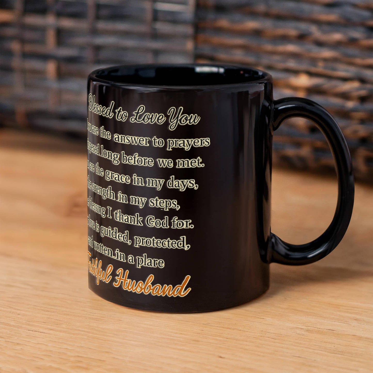 To My WIFE-Blessing and Joy-Coffee Mug