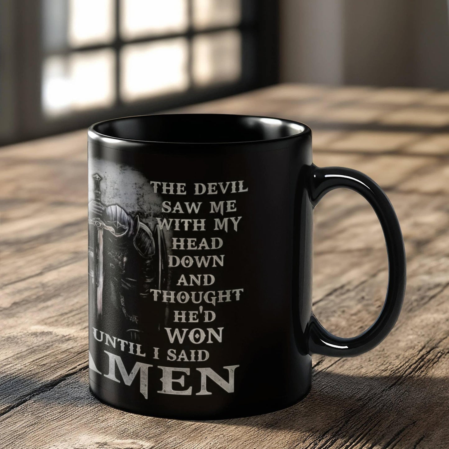 Knight Who Stands Guard- Ceramic crafted Coffee Mug