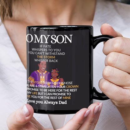 To My Son-I Promise to Love U-Coffee Mug