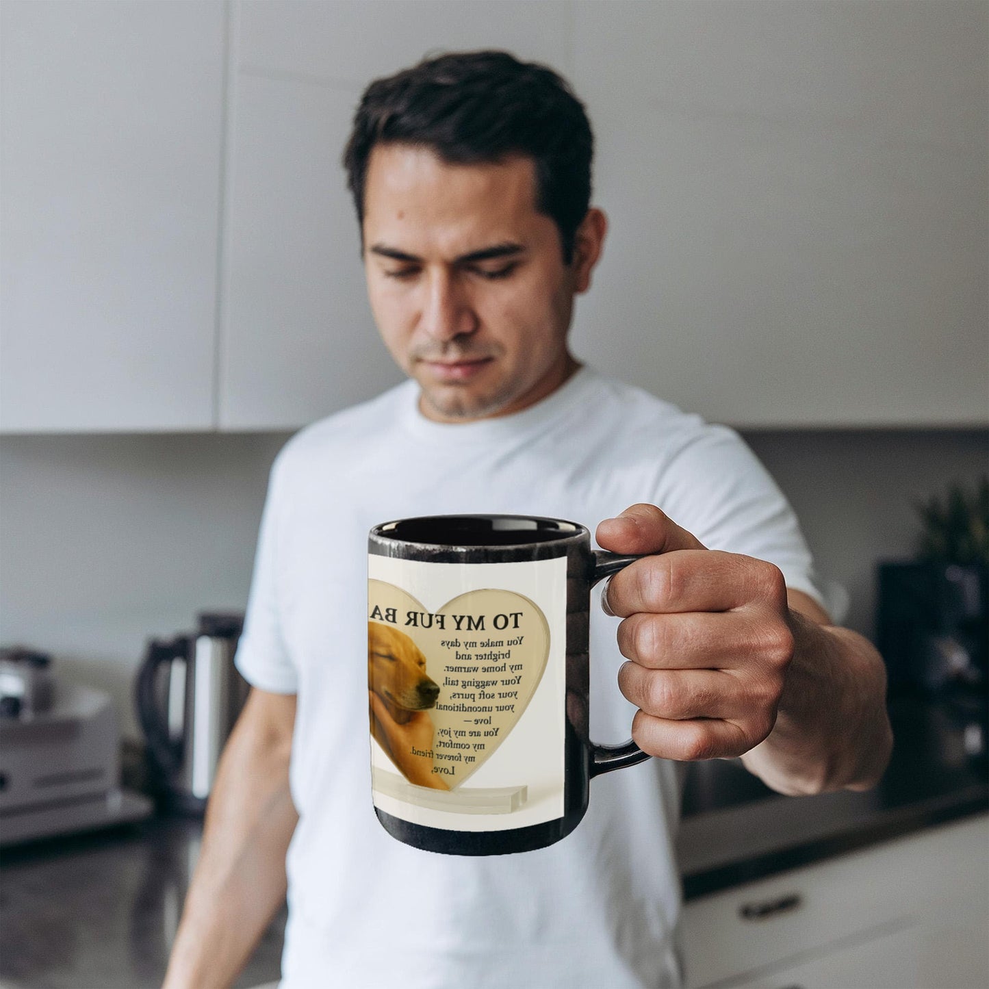 To My Fur Baby – A heartfelt tribute to your loyal companion, -Mug