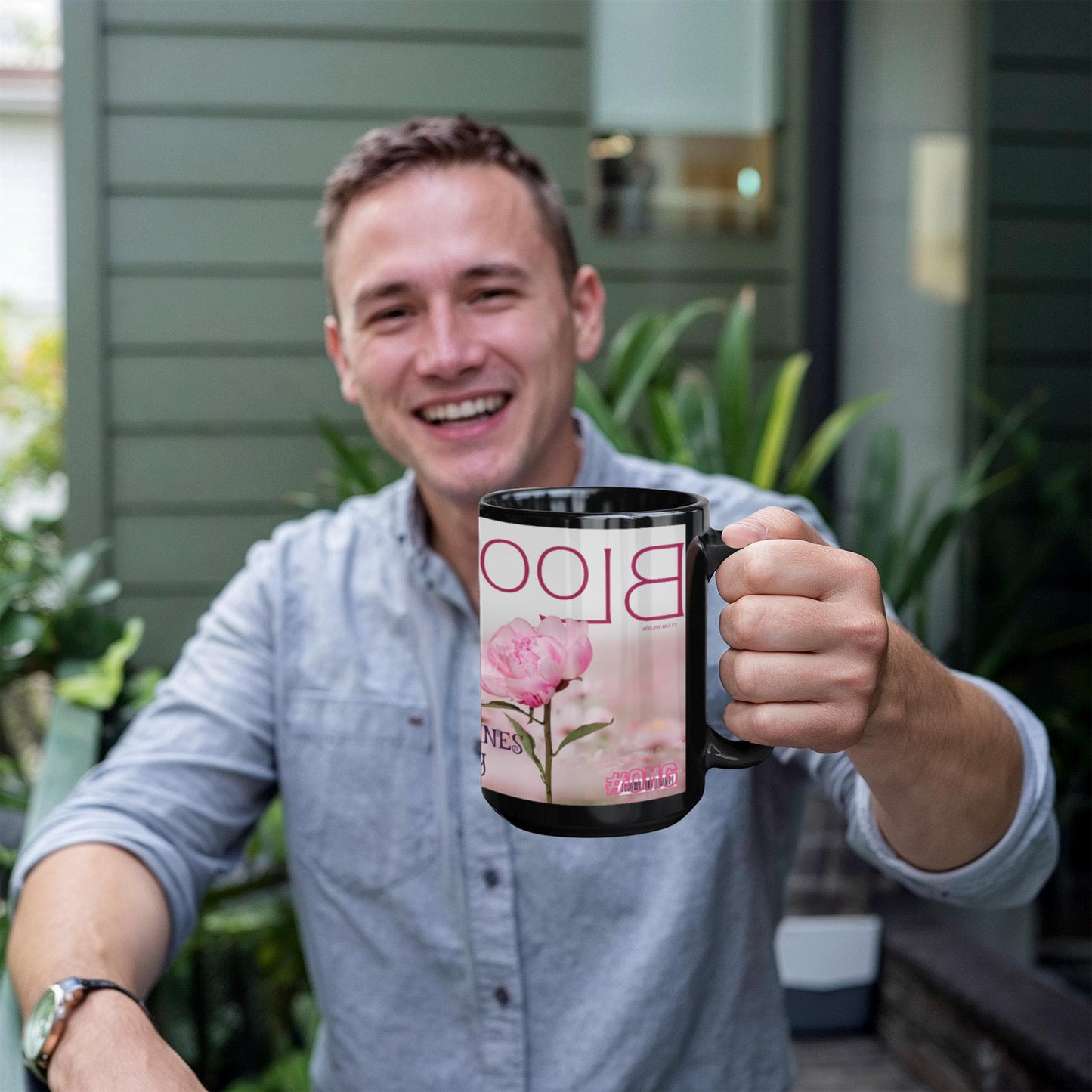 Bloom Happy Valentines Day Bloom Every Day-Spring Mug