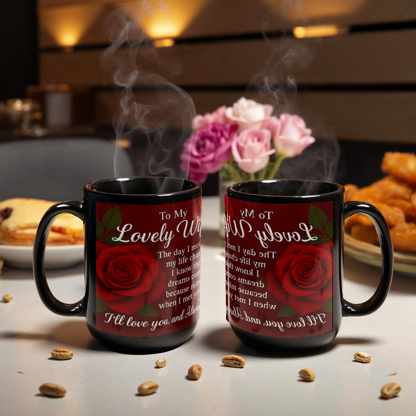 WIFE Edition-Love Story in Every Line -Elevate Your Coffee Mug