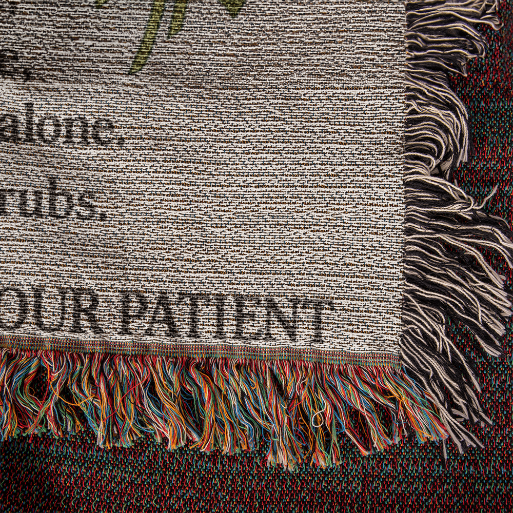 TO My Nurse Heirloom Photo Woven Blanket! 💕