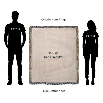 To My Daughter- You Are Never A Lone-Heirloom Woven Blanket
