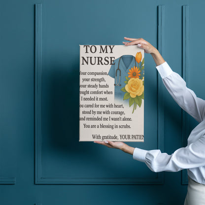 To My Nurse-Gallery Wrapped Canvas❤️