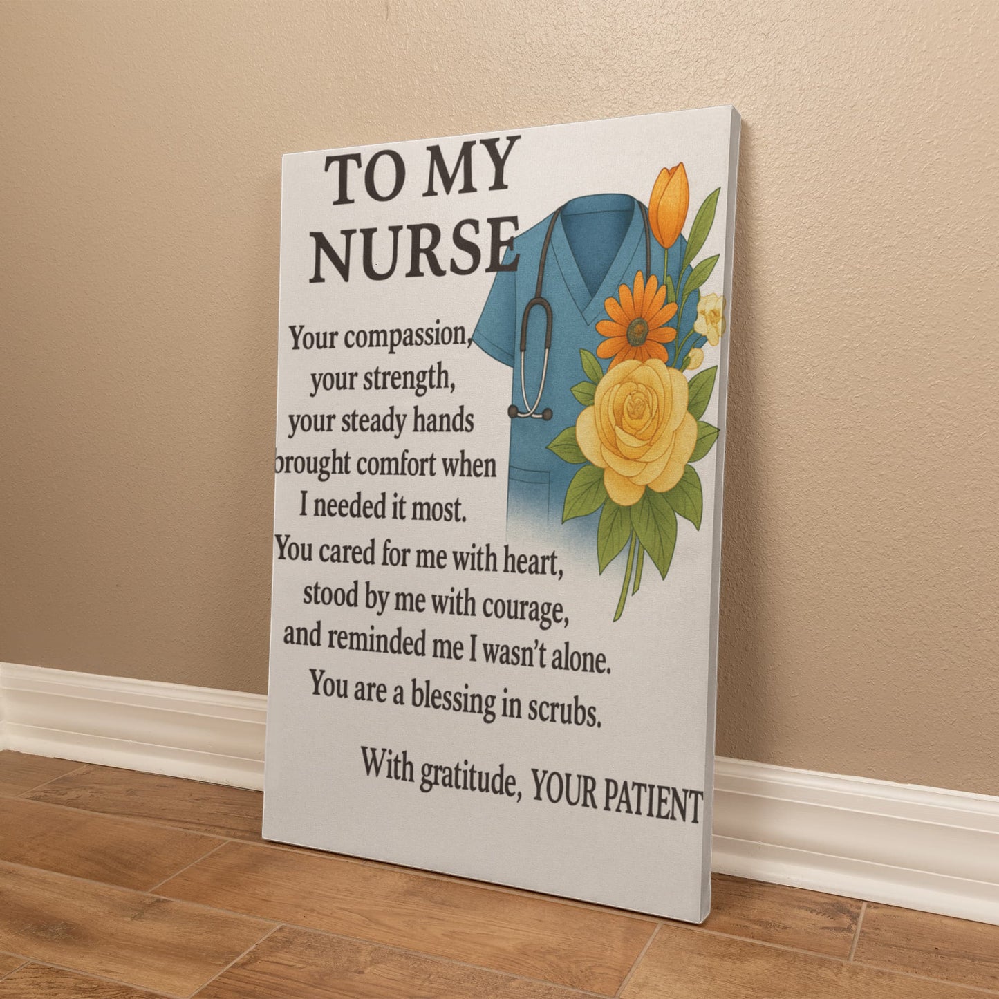 To My Nurse-Gallery Wrapped Canvas❤️