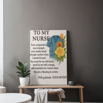 To My Nurse-Gallery Wrapped Canvas❤️