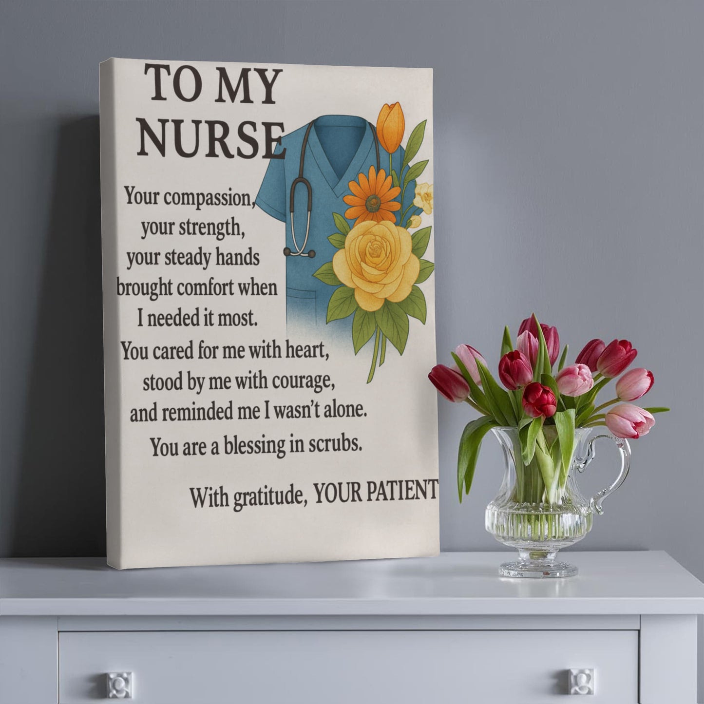 To My Nurse-Gallery Wrapped Canvas❤️