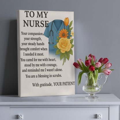 To My Nurse-Gallery Wrapped Canvas❤️