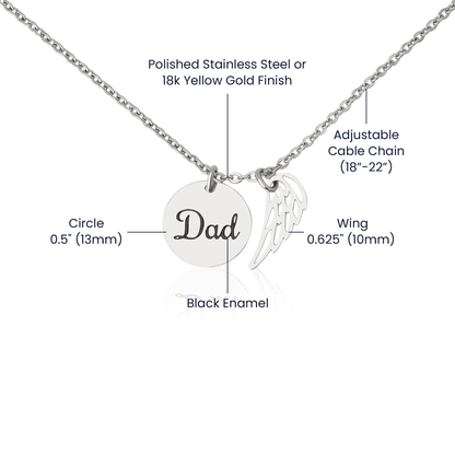 To My Daughter-As Much as I Believe in You-Heartfelt Memorial Necklace