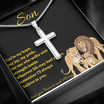 To Our Son- "You're My Hope" - Cross Necklace