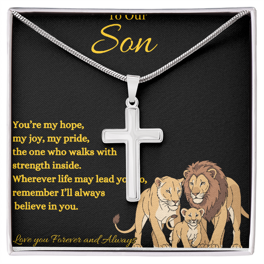 To Our Son- "You're My Hope" - Cross Necklace