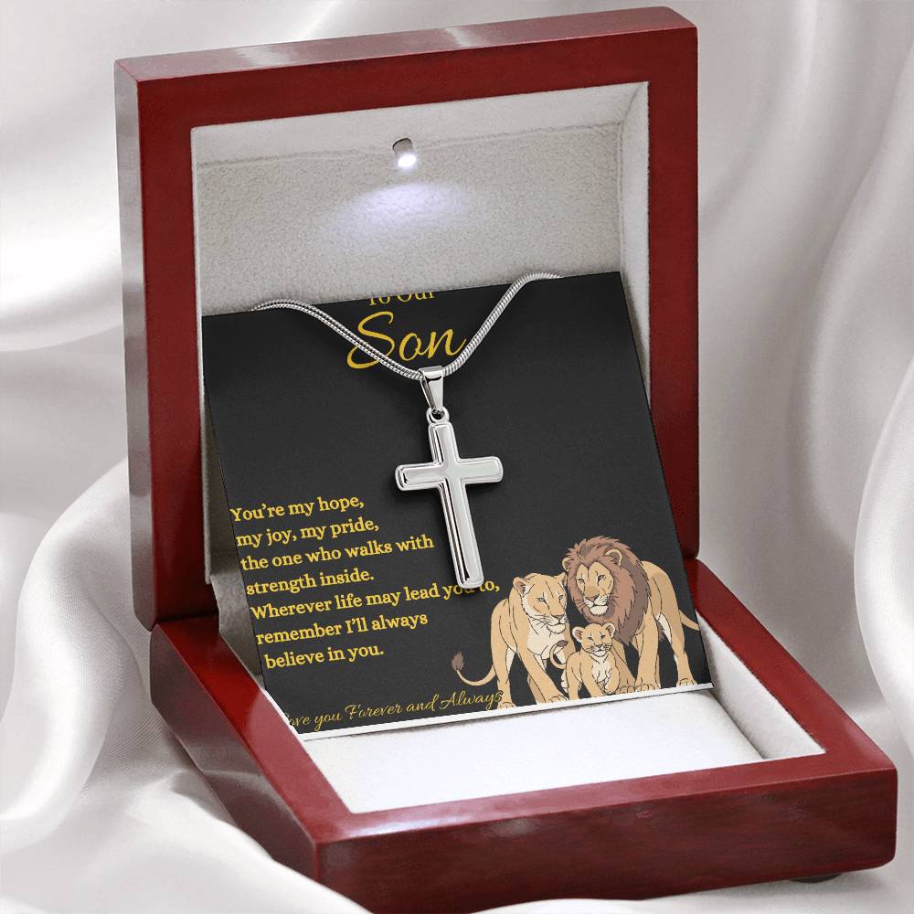 To Our Son- "You're My Hope" - Cross Necklace