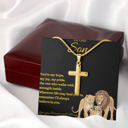 To Our Son- "You're My Hope" - Cross Necklace