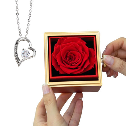To My Beautiful Daughter- You're My Best Investment-Forever Love Necklace