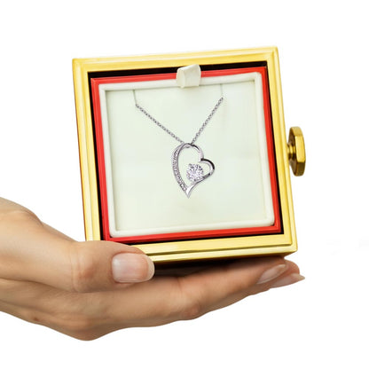 To My Beautiful Daughter- You're My Best Investment-Forever Love Necklace