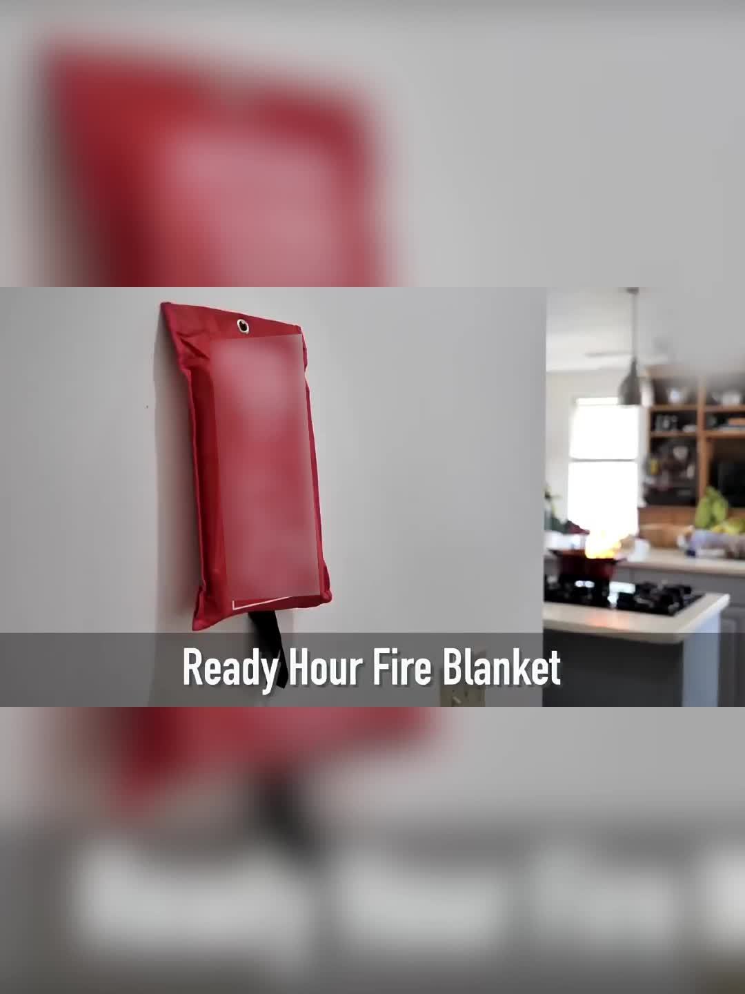 4 Packs Pack Fire Blankets Fireproof Emergency Fire Blanket❤️⭐⭐⭐⭐⭐